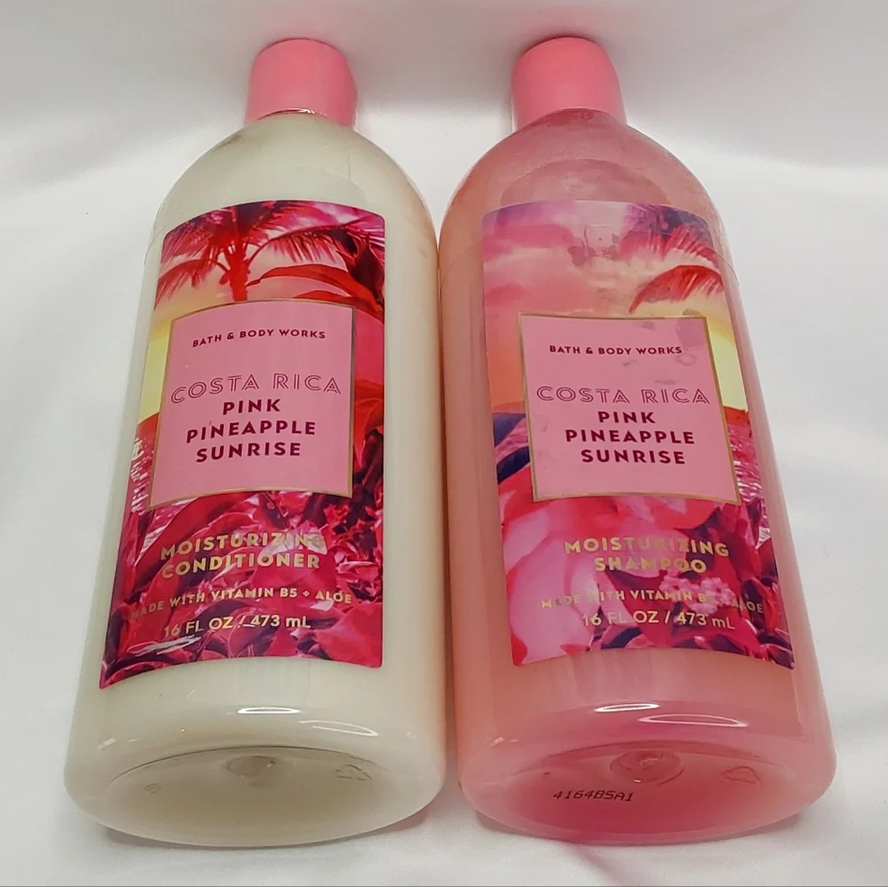 Bath & Body Works Pink Pineapple Sunrise Shampoo and Conditioner Set - Picture 12 of 16